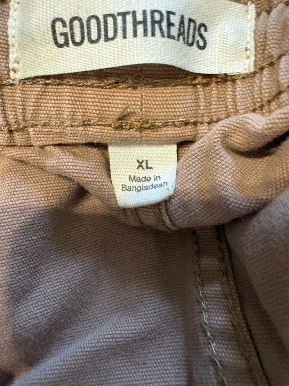 Goodthreads Men's Drawstring Shorts - Brown - Picture 2 of 3